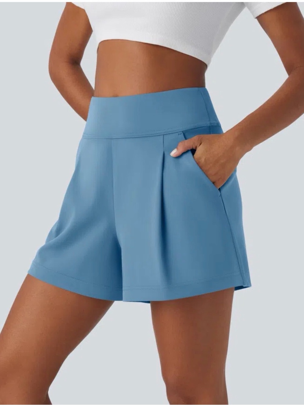 HALARA NWT DAYSTRETCH high waisted work baggy shorts medium